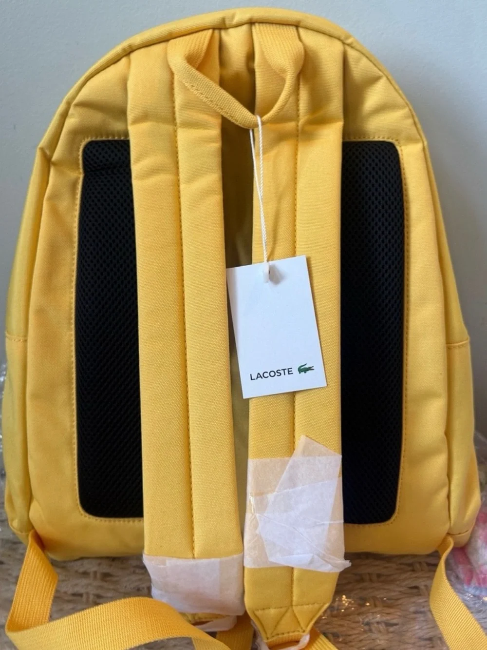 Lacoste Men’s Yellow Everyday Backpack